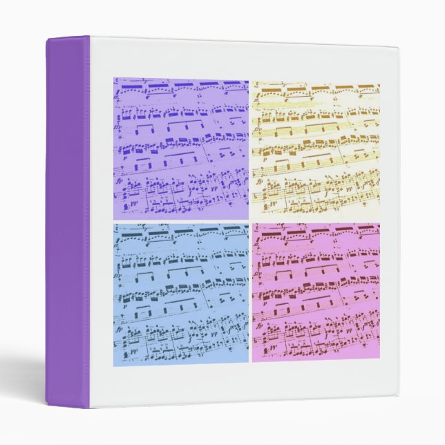 Sheet Music/Glee Club 3 Ring Binder (Front/Spine)