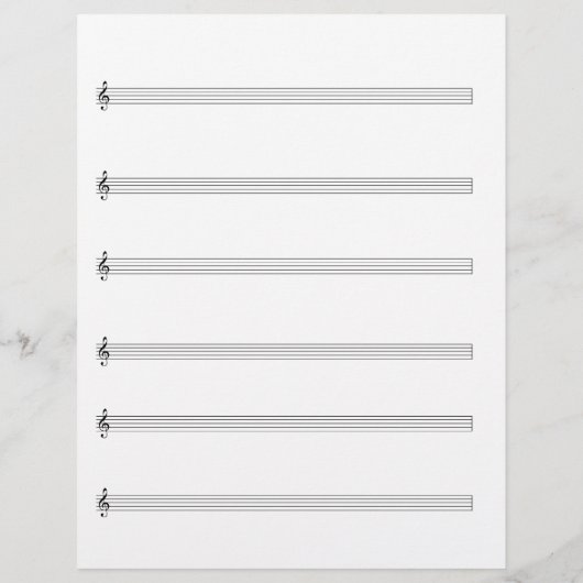 Sheet Music - Guitar Vocal (Write your own music) (Back)