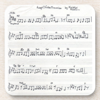 sheet music Keep Of The Promise set/6 coasters