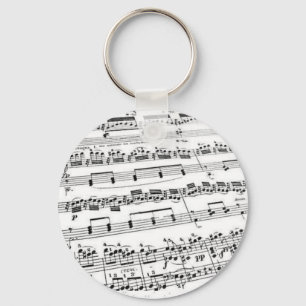 Sheet Music Keychain