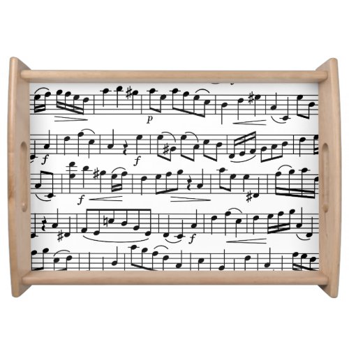 Sheet Music Notes     Serving Tray