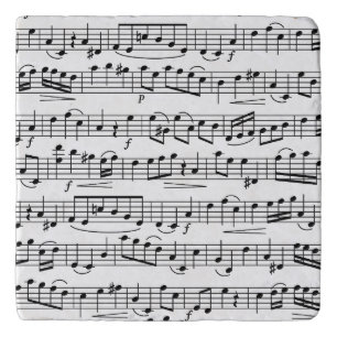 Sheet Music Notes Trivet
