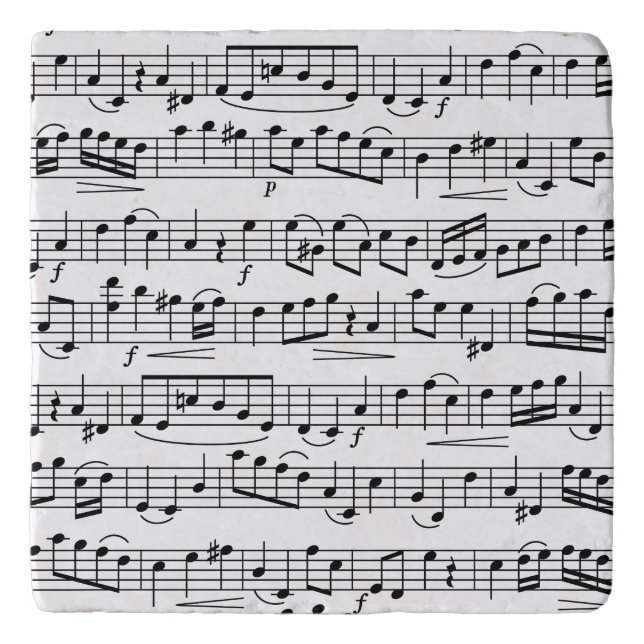 Sheet Music Notes     Trivet (Front)