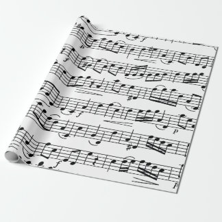 Sheet Music Notes      Wrapping Paper