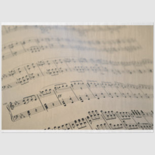 Sheet Music Parchment Background 2 Decoupage