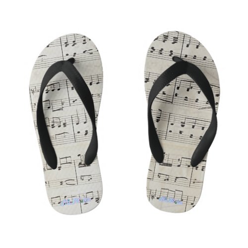 sheet music shoes sandals