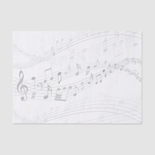 Sheet Music Tissue Paper (Front)