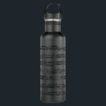 Sheet Music Water Bottle<br><div class="desc">For any thirsty musician.</div>