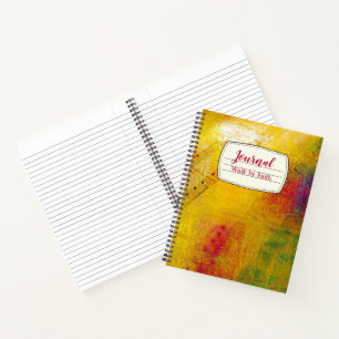 sheet music weathered paint journal