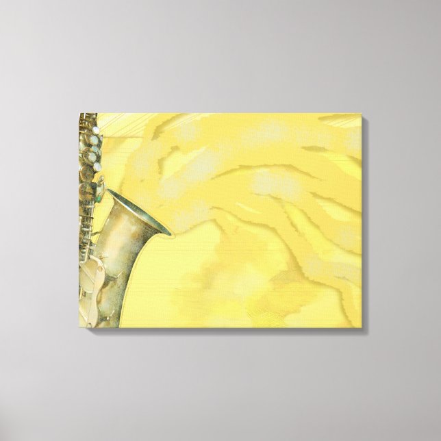 Sheet of sound, canvas print (Front)