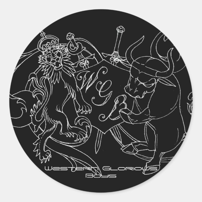 Sheet of WGB stickers #2 (Front)