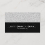 Sheetrock &amp; Drywall Construction Business Card at Zazzle