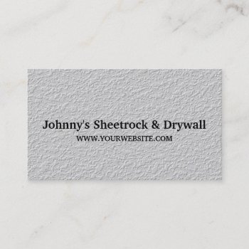Sheetrock & Drywall Construction Business Card by olicheldesign at Zazzle