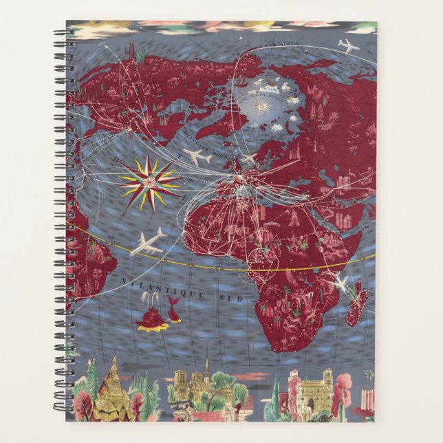 Sheets 1-8: Air France Planner (Front)