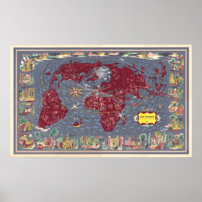 Sheets 1-8: Air France Poster (Front)