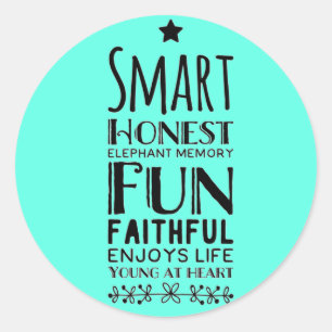 Sheffey Acronym  Classic Round Sticker