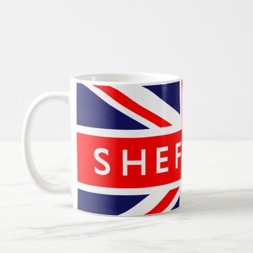 Sheffield  British Flag Coffee Mug