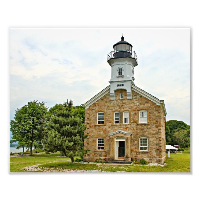 Sheffield Island Lighthouse, Connecticut Photo Print (Front)