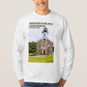 Sheffield Island Lighthouse Connecticut Sweatshirt T-Shirt
