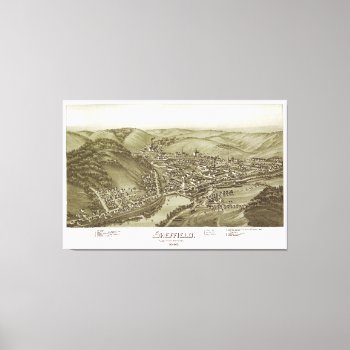 Sheffield  Pennsylvania (1895) Canvas Print by TheArts at Zazzle