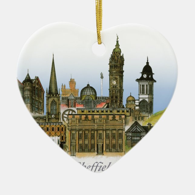 sheffield - south yorkshire, tony fernandes ceramic ornament (Front)