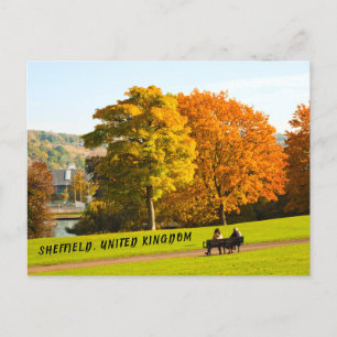 Sheffield United Kingdom - Park Postcard