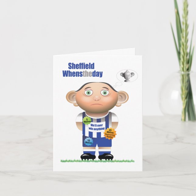 Sheffield Whenstheday (Sheffield Wednesday) Card (Front)