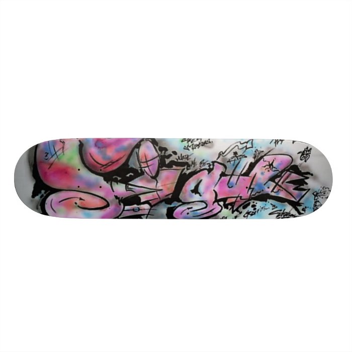 shehan wicks figure grafitti skateboard decks