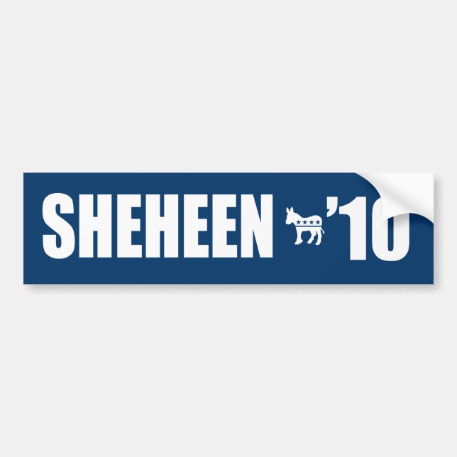 SHEHEEN 2010 BUMPER STICKER (Front)