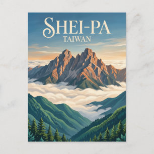 Shei-Pa National Park Taiwan Postcard