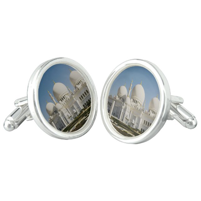 Sheikh Zayed Grand Mosque,Abu Dhabi Cufflinks (Angled)