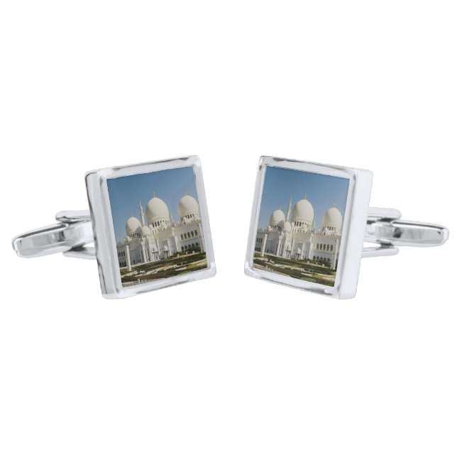 Sheikh Zayed Grand Mosque,Abu Dhabi Cufflinks (Angled)