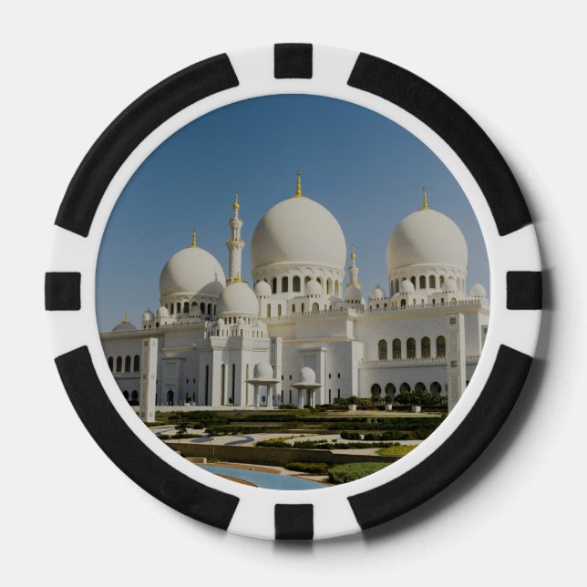 Sheikh Zayed Grand Mosque,Abu Dhabi Poker Chips (Front)
