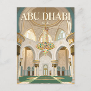 Sheikh Zayed Grand Mosque UAE Postcard