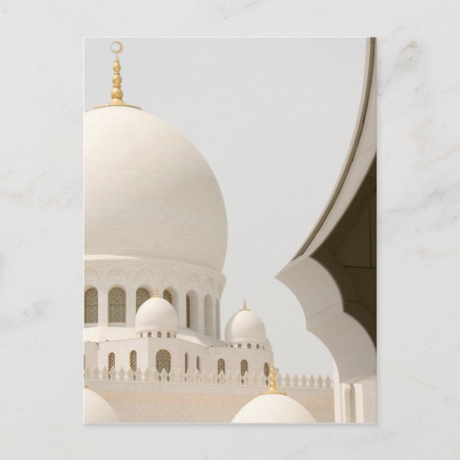 Sheikh Zayed mosque 3 Postcard (Front)