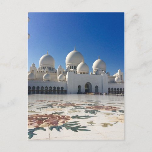 Sheikh Zayed Mosque _ Abu Dhabi Postcard