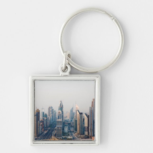Sheikh Zayed Road Keychain (Front)