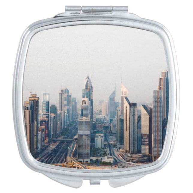 Sheikh Zayed Road Mirror For Makeup (Front)
