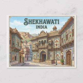 Shekhawati India Travel Postcard
