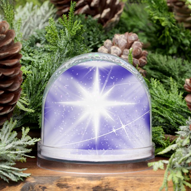 Shekinah Glory Christmas Star Snow Globe (Winter)