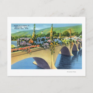 Shelburne Falls Bridge of Flowers Postcard