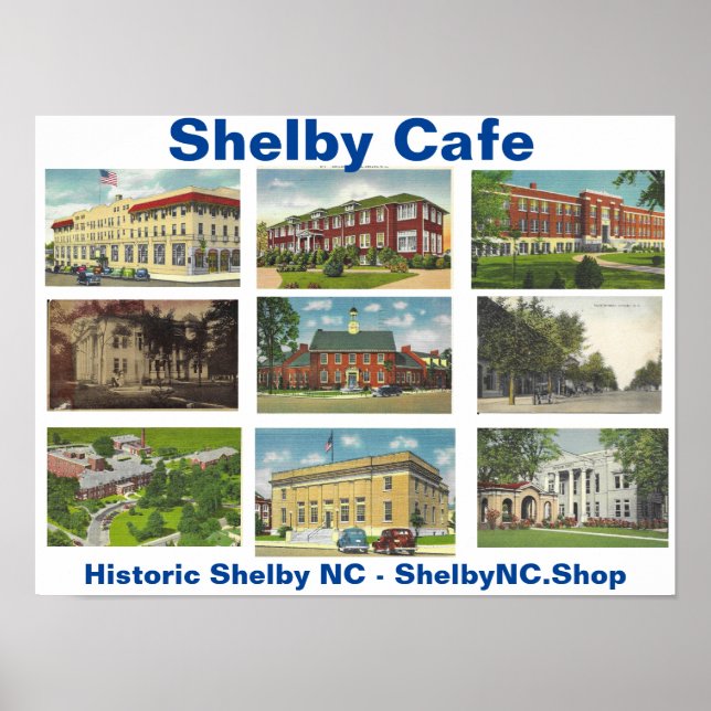 Shelby Cafe Poster (Front)