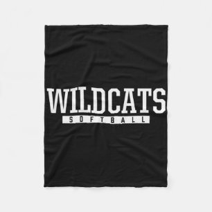 Shelby County Wildcats Softll Hs  Fleece Blanket