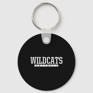 Shelby County Wildcats Softll Hs  Keychain