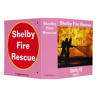 Shelby Fire Rescue 3 Ring Binder