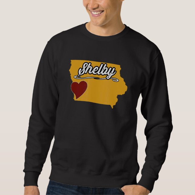SHELBY IOWA IA USA  Cute Souvenir Merch  US City S Sweatshirt (Front)