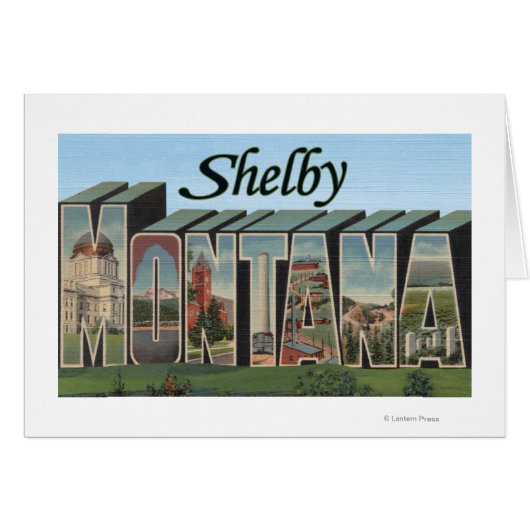 Shelby, Montana Cards (Front Horizontal)