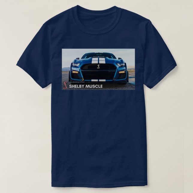 SHELBY MUSCLE MUSTANG T-Shirt (Design Front)