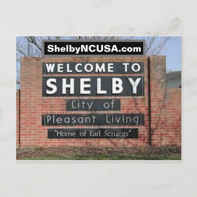 Shelby NC Postcard (Front)