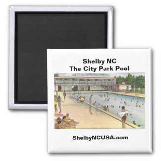 Shelby NC The City Park Pool Magnet